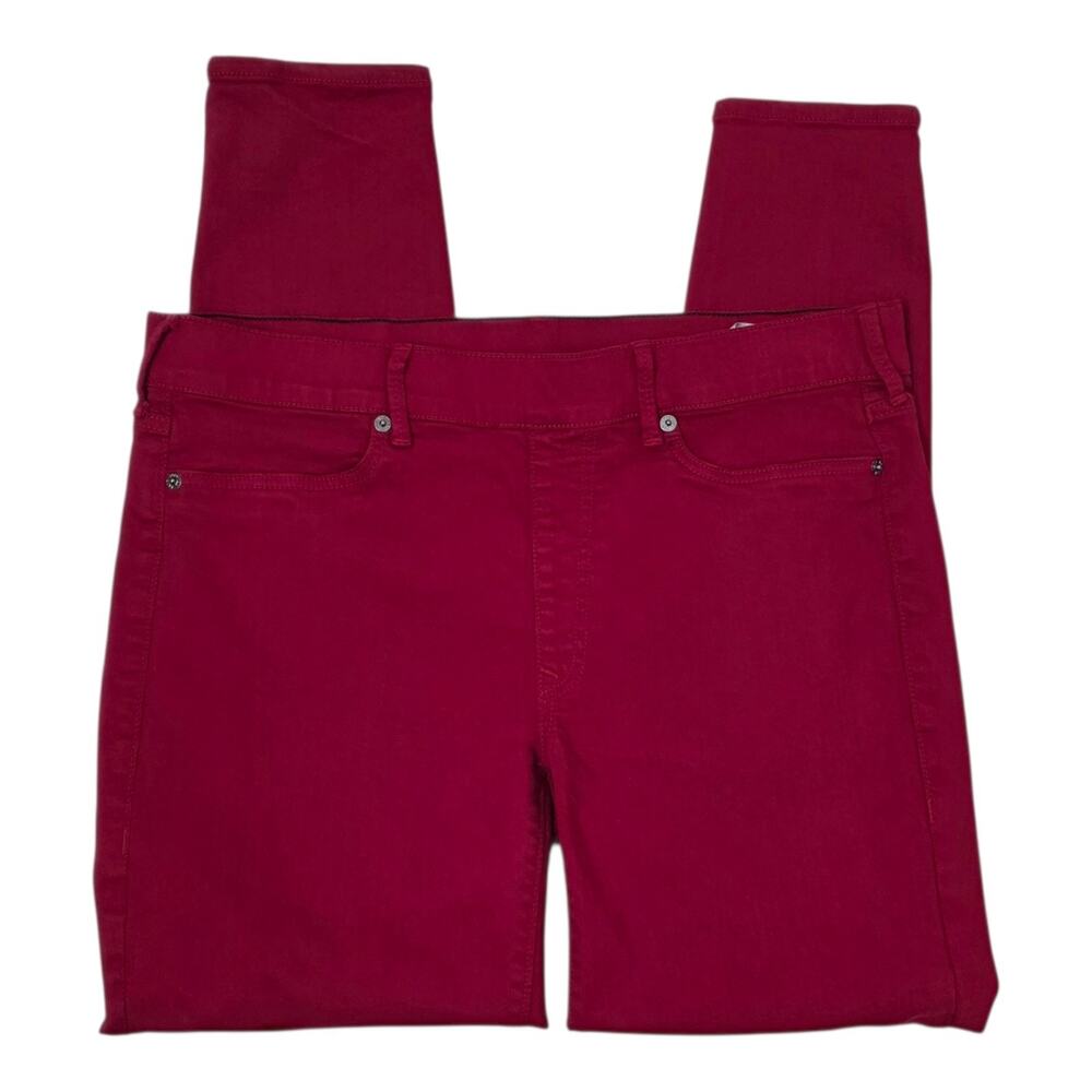 Y2K True Religion Red Skinny Jean Leggings Womens XL Stretch Jeggings - Picture 2 of 9